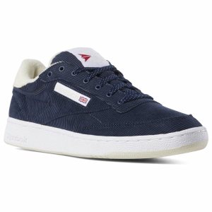 Reebok Club C 85 Corduroy Turnschuhe Herren - Schwarz/Weiß - DE 425-YVD